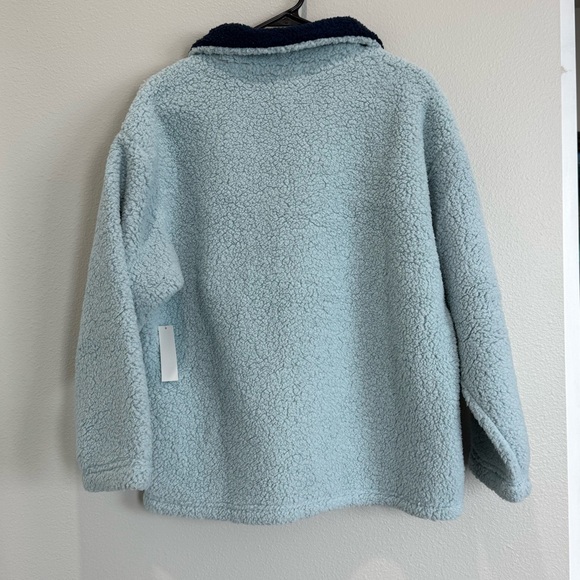 Women's Snoopy Winter Sherpa Quarter-Zip Pullover - Picture 4 of 5